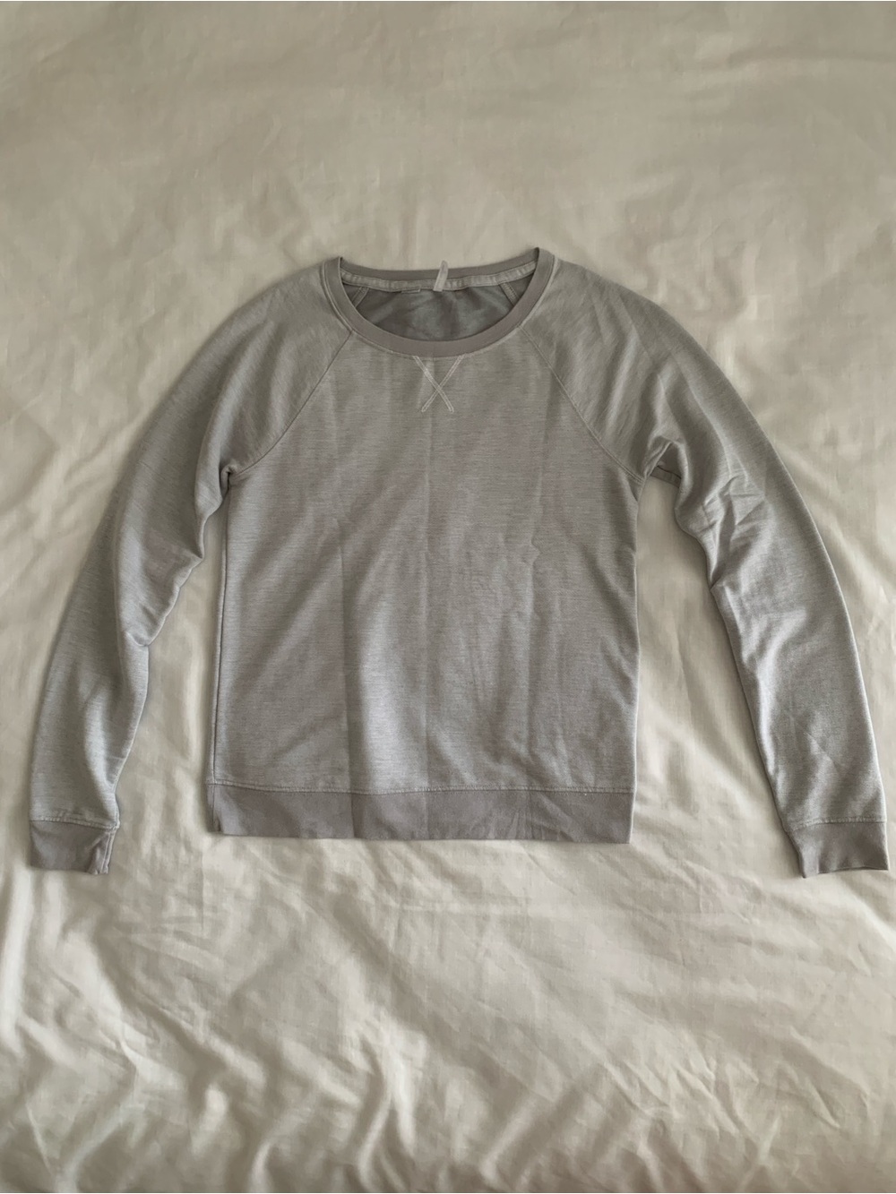 TravisMathew Heather Gray Crewneck Sweatshirt Pima Cotton Modal Pullover XS EUC